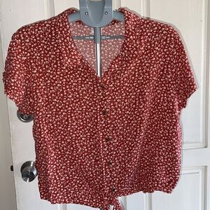 Crop Short Sleeve Top